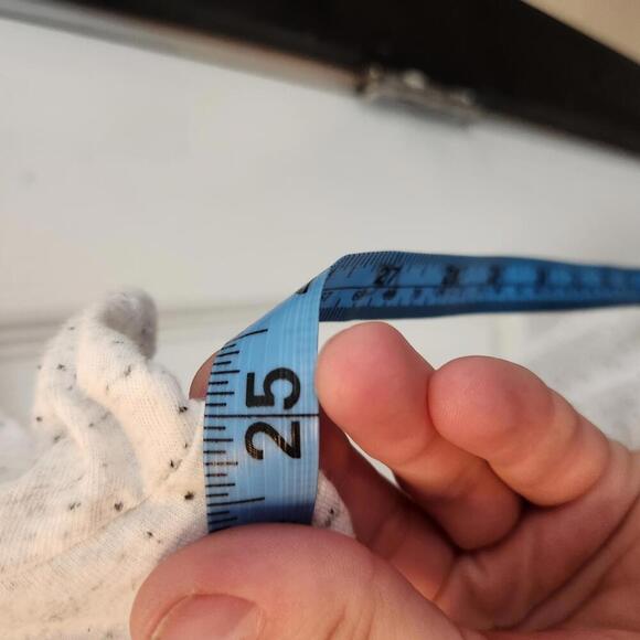 Be Boundless XXL/2XG Women's Casual Top Speckled White with Drawstring Detail - Picture 6 of 7